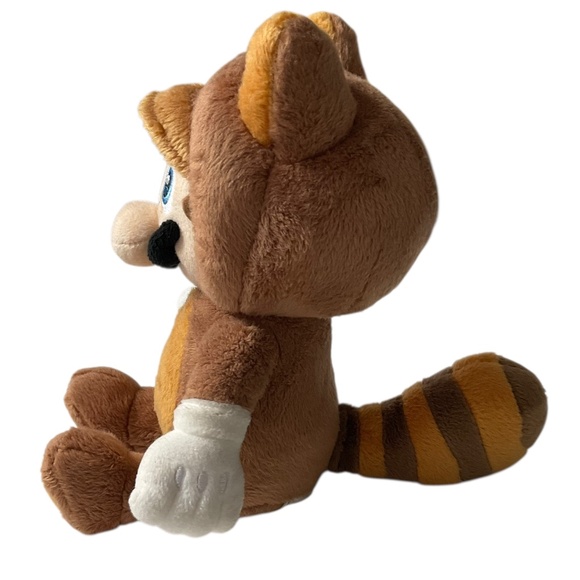 Super Mario 3D Land Tanooki Mario Plush 9” Little Buddy 2013 Nintendo Stuffed To - Picture 2 of 8